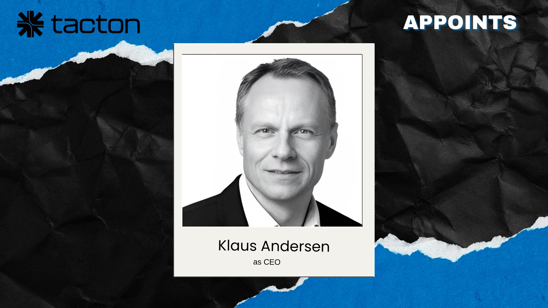 Tacton Names Klaus Andersen CEO to Drive Global Expansion