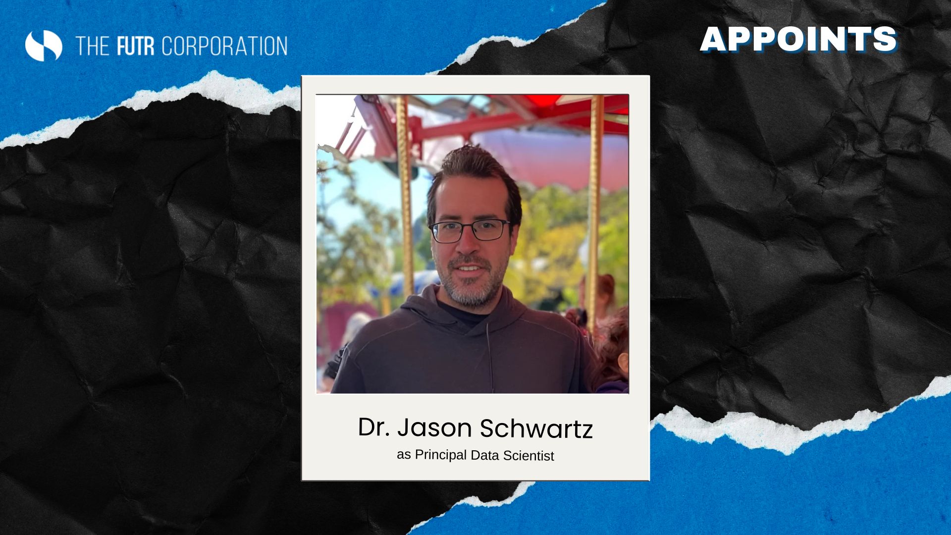 FUTR Names Dr. Jason Schwartz as Principal Data Scientist