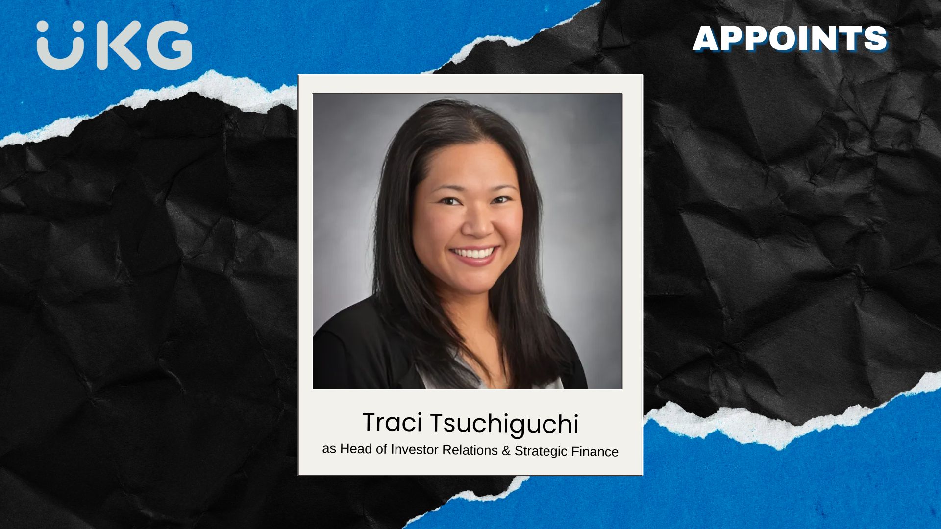 UKG Appoints Traci Tsuchiguchi as Head of Investor Relations