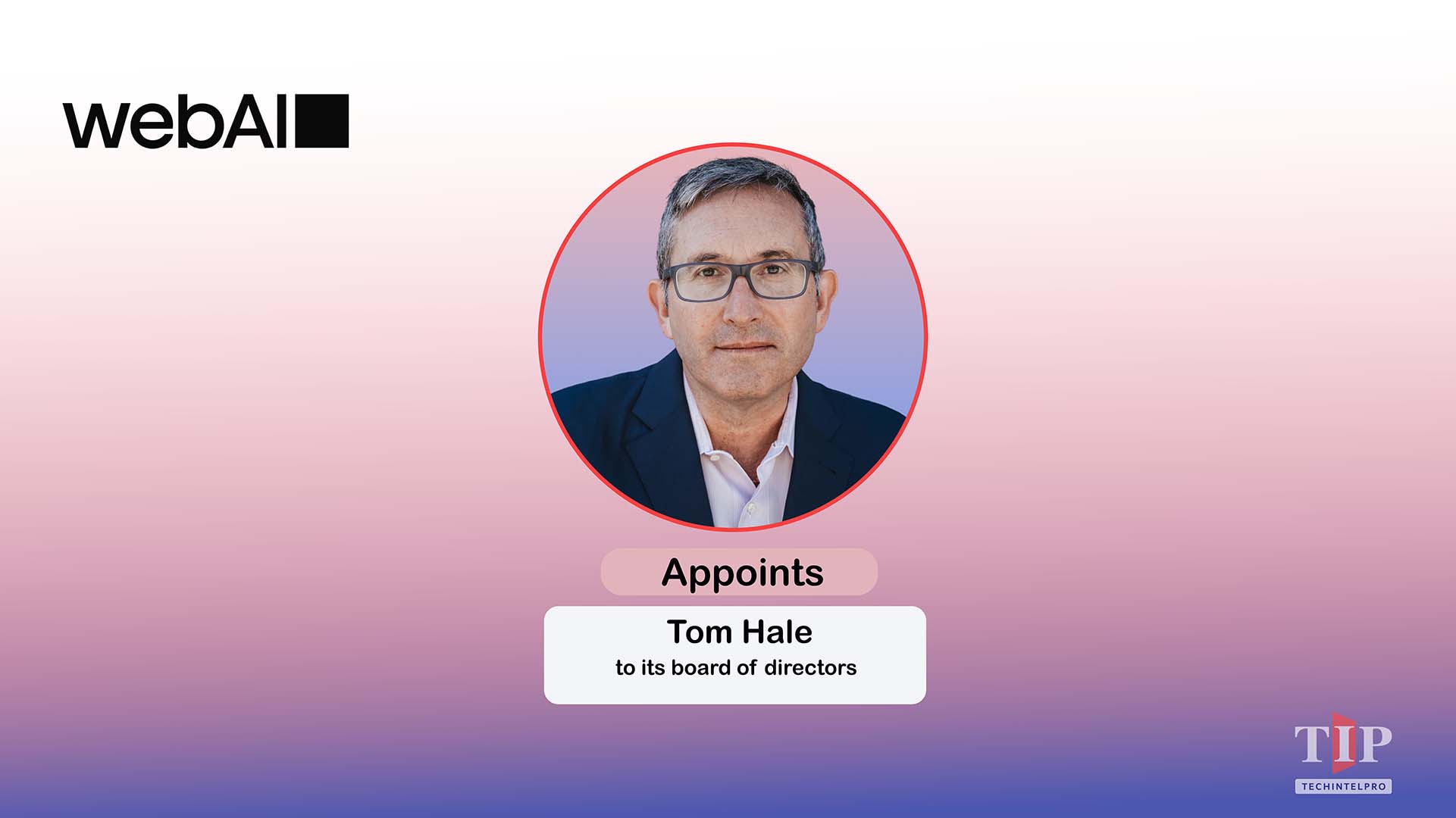 webAI Appoints ŌURA CEO Tom Hale to Board of Directors